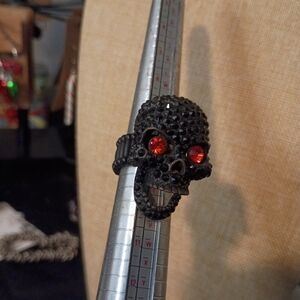 Black Skull Fidget Ring